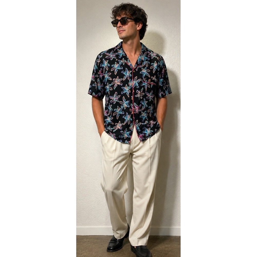 Caribbean Mens Button Down XL Shirt ‎ Very Nice!
